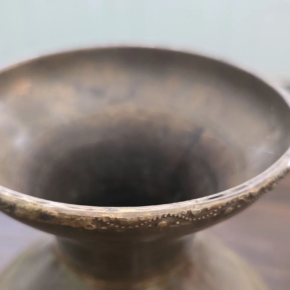 Vintage Brass Middle Eastern Vase